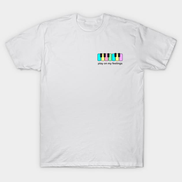 Piano T-Shirt by Nadi Fo